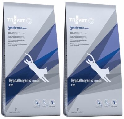 TROVET CAT RRD Hypoallergenic (Królik) 2 x 2.5kg sucha karma dla kotów, monobiałkowa