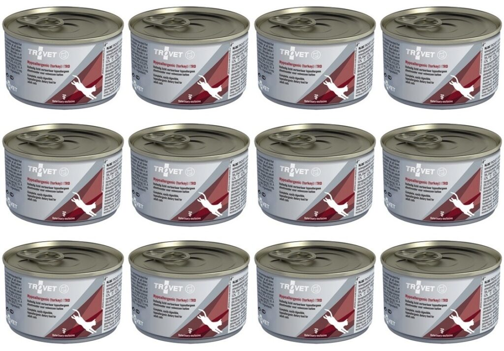 Trovet Cat TRD Hypoallergenic Turkey pusz. 12 x 200g -indyk dla kotów