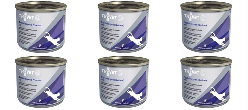 Trovet Cat VRD Hypoallergenic Venison pusz. 6 x 200g -dziczyzna  koty
