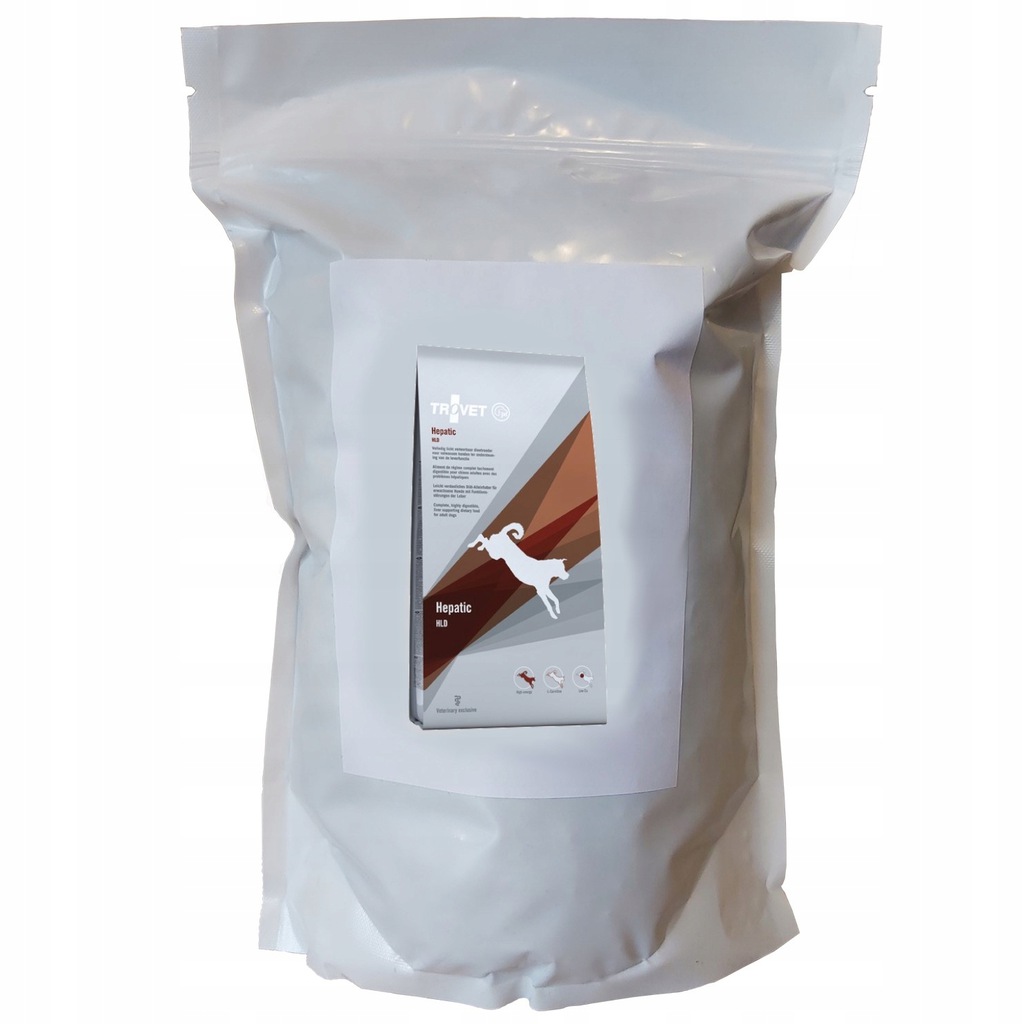 Trovet Dog HLD Hepatic 1kg Dieta PSY Wątroba Trzustka Jelita PRÓBKA NA WAGĘ