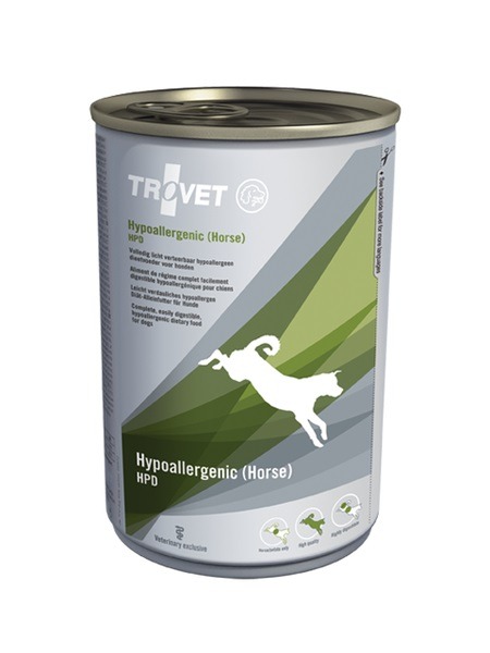Trovet Dog HPD Hypoallergenic Horse pusz. 400g - konia dla psów