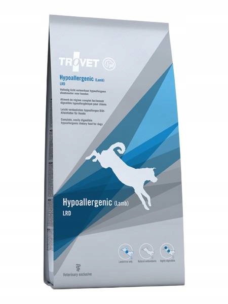 Trovet Dog Hypoallergenic LRD Lamb 10 kg dieta suchamonobiałkowa dla psów