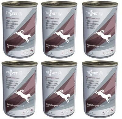 Trovet Dog IPD Hypoallergenic Insect 6 x 400 g  - z insektami dla psów