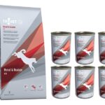 Trovet Dog RID Renal & Oxalate 3 kg + 6 puszek 400 g sucha karma, mokra karma, dieta nerkowa dla psów