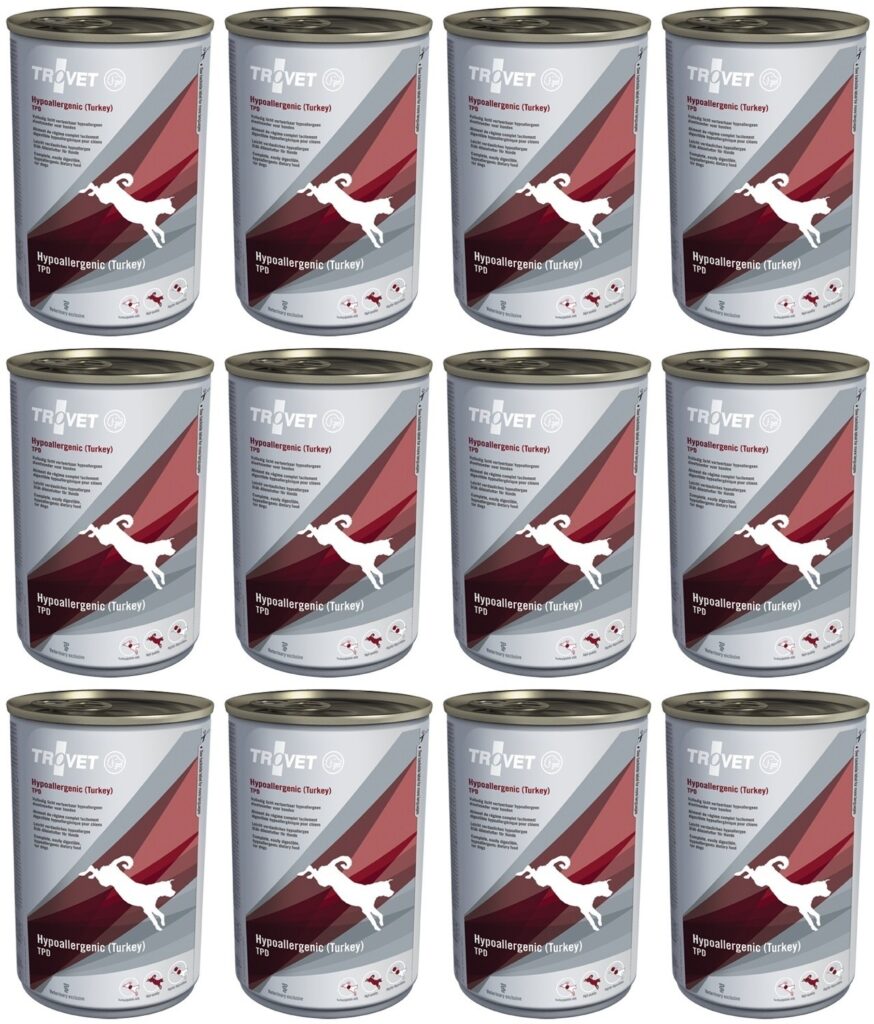 Trovet Dog TPD Hypoallergenic Turkey 12x400g -indyk dla psów