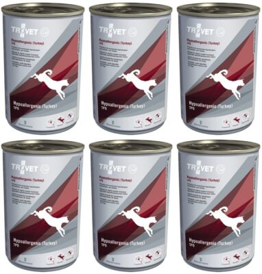 Trovet Dog TPD Hypoallergenic Turkey pusz. 6 x 400g -indyk dla psów