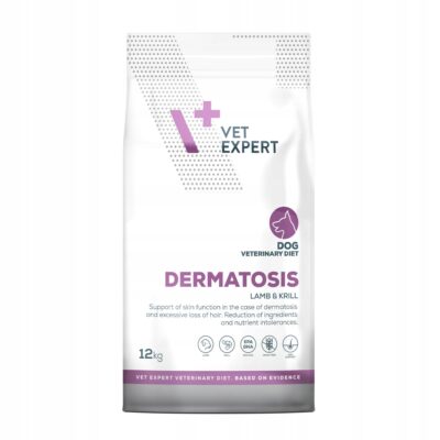 VET EXPERT DERMATOSIS DOG LAMB&KRILL 12kg sucha karma weterynaryjna dla psa