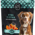 WOW!Pets Bez zbóż Monobiałko Ryba Dynia 150g Trenerki Pies dorosły rasa M/L
