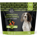 WOW!Pets Bez zbóż, Monobiałkowa Jagnięcina 2 kg Karma Pies dorosły rasa M/L
