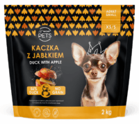 WOW!Pets Bez zbóż, Monobiałkowa Kaczka 150g Trenerki Pies dorosły rasa XS/S