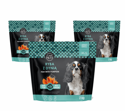WOW!Pets Bez zbóż, Monobiałkowa Ryba 6 kg Karma Pies dorosły rasa XS/S