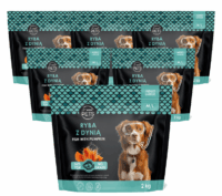 WOW!Pets Bez zbóż, Monobiałkowa Ryba Dynia 10kg Karma Pies dorosły rasa M/L