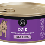 WOW!Pets Karma mokra Bez Zbóż dla KOTÓW DZIK Wątroba Wołowa 88% mięsa 300 g