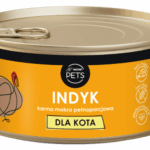 WOW!Pets Karma mokra Bez Zbóż dla KOTÓW INDYK Wątróbka 88% mięsa 300 g
