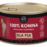 WOW!Pets Karma mokra PSY Monobiałkowa KONINA 100% mięsa 410g