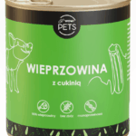 WOW!Pets Karma mokra PSY Monobiałkowa WIEPRZOWINA Cukinia 95% mięsa 850 g