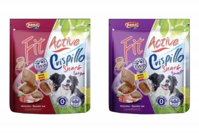 ZESTAW Fit Active Hypoallergenic Crispillo Large  Small Breed 2x180 g