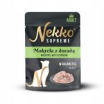 NEKKO SUPREME ADULT Makrela z doradą w galaretce 70g mokra karma dla kota