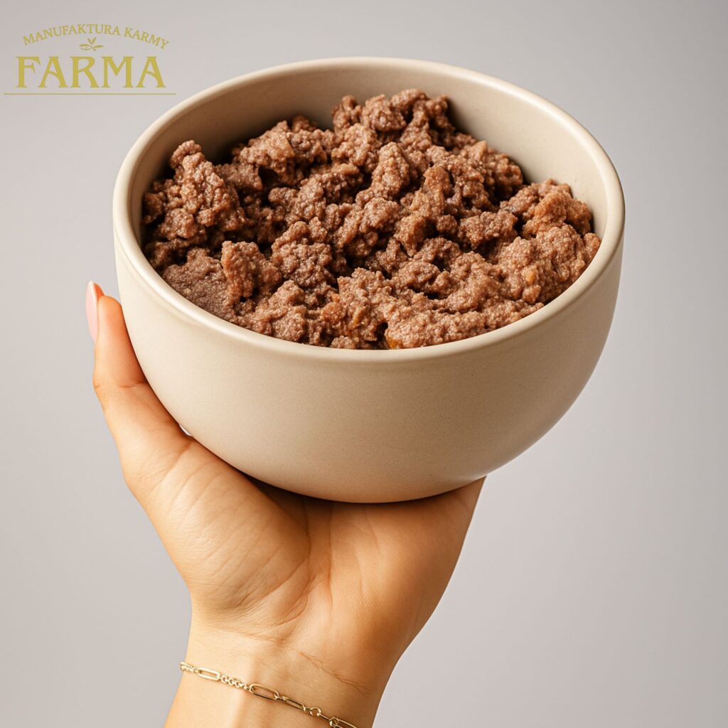 FARMA Hipoalergiczna Bezzbożowa karma mokra dla psa DZICZYZNA saszetka 500g detal