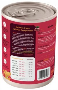 Mr. Bro Dzik z Żurawiną Monoproteinowa karma mokra dla psa 6 X 400g