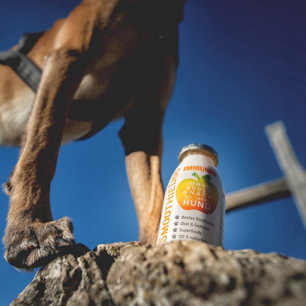 SMOOTHIE DOG Immunio Układ odpornościowy Naturalna Przekąska dla psa 250ml detal