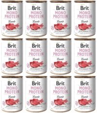 Brit Mono Protein Lamb 12x400g monobiałkowa mokra karma z Jagnięciną PSY