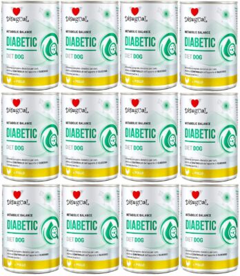 Disugual Dla Psa Mokra Dieta DIABETIC Kurczak 12X400g Cukrzyca