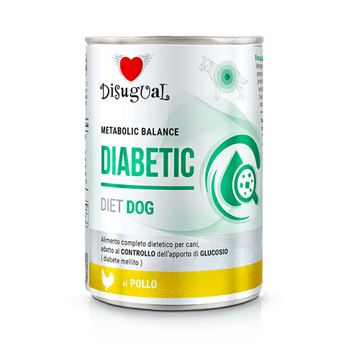 Disugual Dla Psa Mokra Dieta DIABETIC Kurczak 400g Cukrzyca, Poziom Glukozy