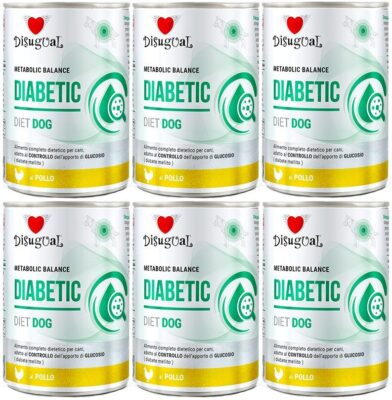 Disugual Dla Psa Mokra Dieta DIABETIC Kurczak 6X400g Cukrzyca