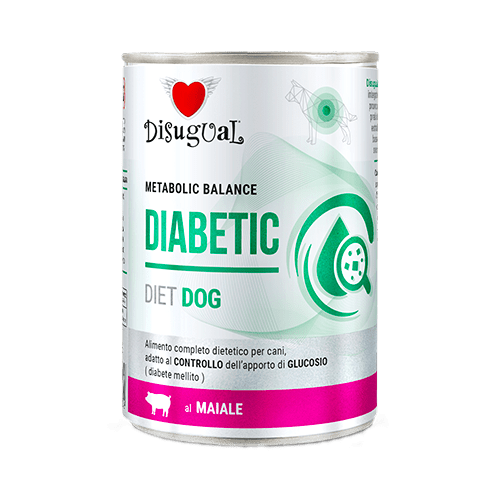 Disugual Dla Psa Mokra Dieta DIABETIC Wieprzowina 12X400g Cukrzyca detal