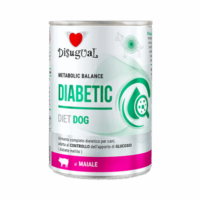 Disugual Dla Psa Mokra Dieta DIABETIC Wieprzowina 400g  problem Cukrzycowy