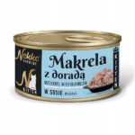 NEKKO SUPREME KITTEN Makrela z doradą w sosie 80g mokra karma bez zbóż