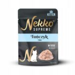 NEKKO SUPREME KITTEN Tuńczyk w sosie saszetka 70g mokra karma dla kociąt