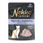 NEKKO SUPREME ADULT Kurczak z jagnięciną w sosie 70g mokra karma dla kota