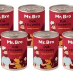 Mr. Bro Dzik z Żurawiną Monoproteinowa karma mokra dla psa 6 X 400g