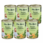 Mr. Bro Kaczka z Jabłkiem Monoproteinowa karma mokra dla psa 6 x 400g