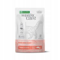 Nature’s Protection Adult Cat TUŃCZYK W SOSIE Skóra i Sierść dla kota 70g