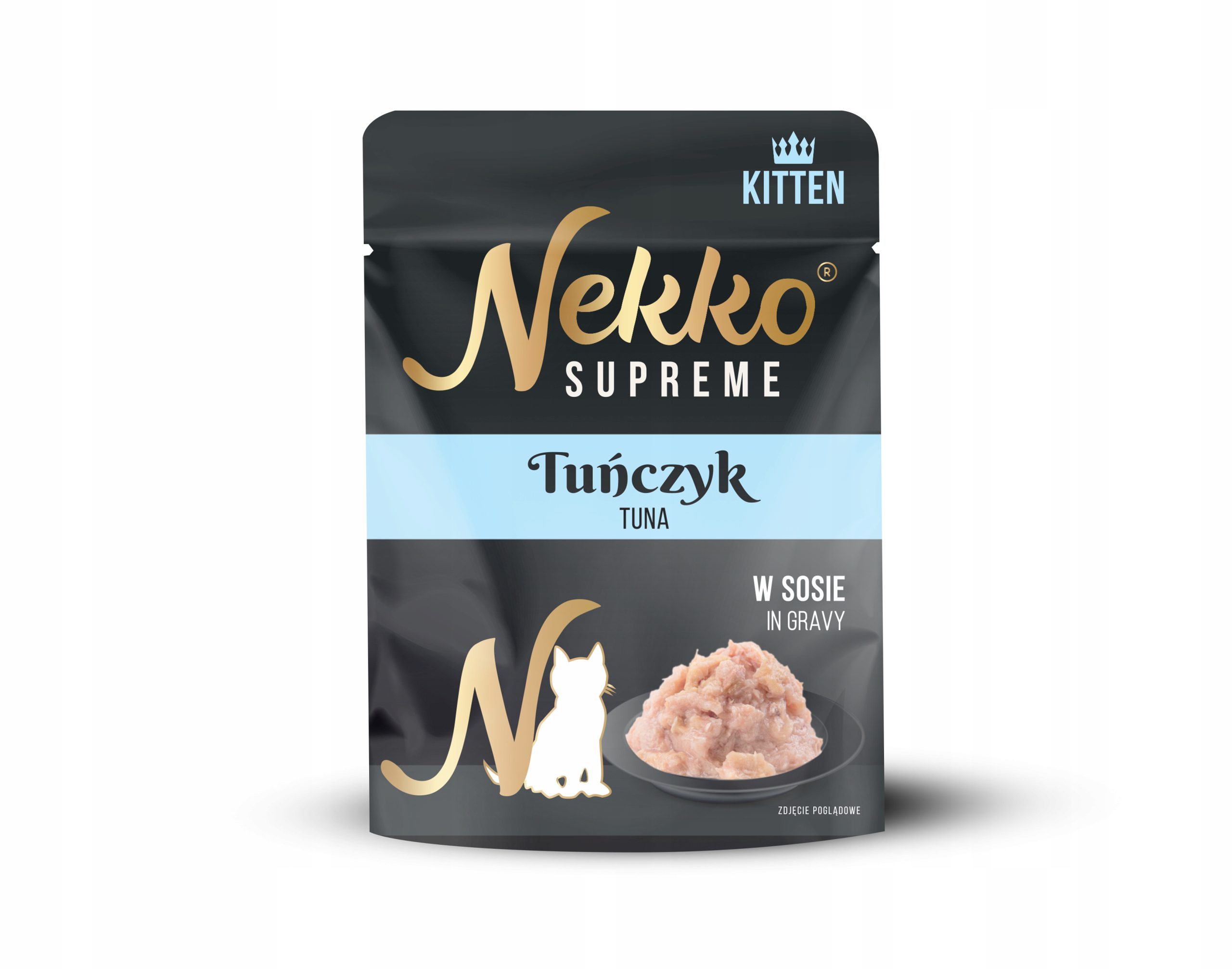 NEKKO SUPREME KITTEN Tuńczyk w sosie saszetka 70g mokra karma dla kociąt