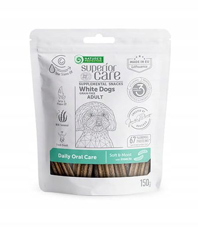 SMACZKI HIPOALERGICZNE DENTAL 150 G GRYZAK INSEKT DLA MAŁYCH I ŚREDNICH RAS