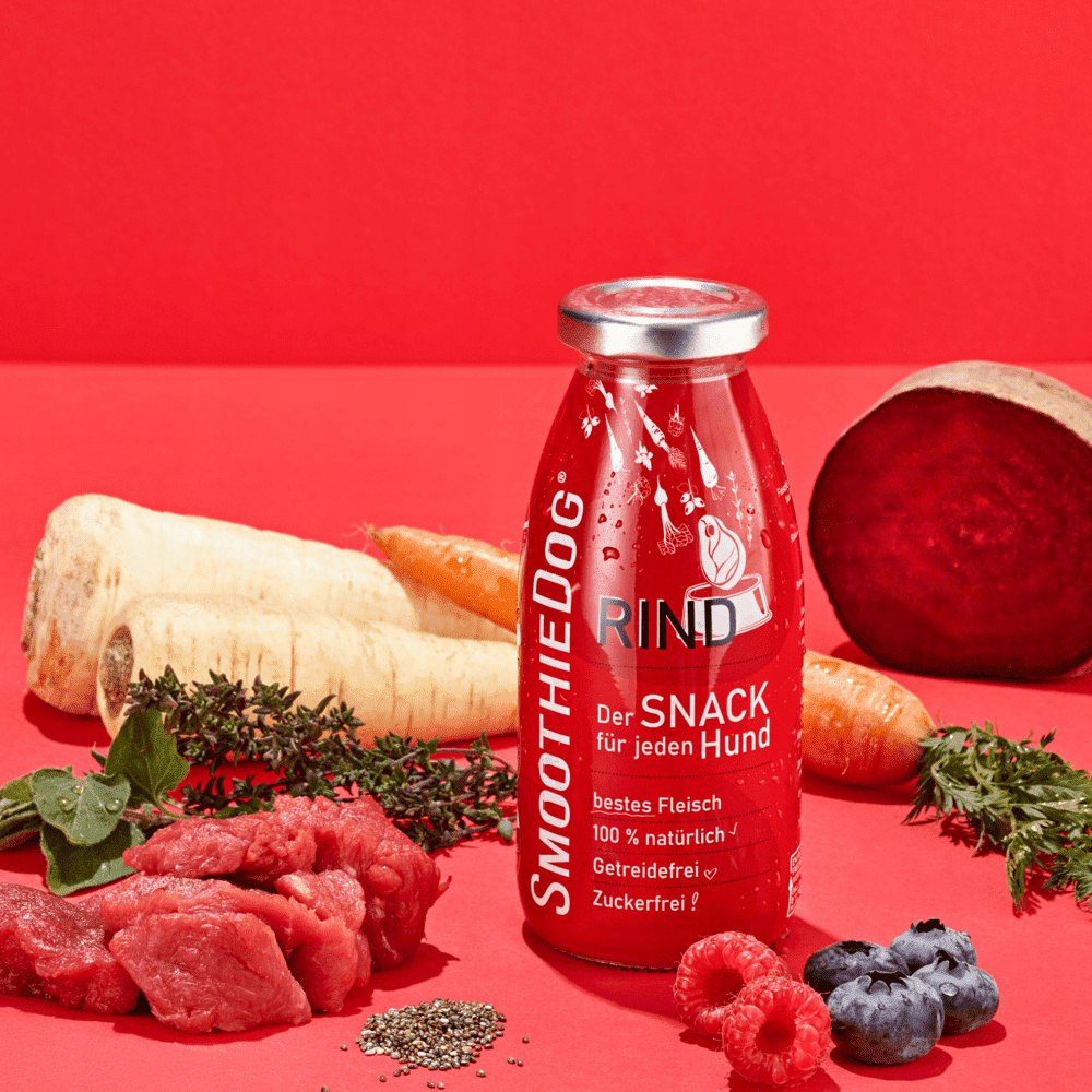 SMOOTHIE DOG Beef Wołowina Przekąska dla psa 250ml 100% Naturalna detal