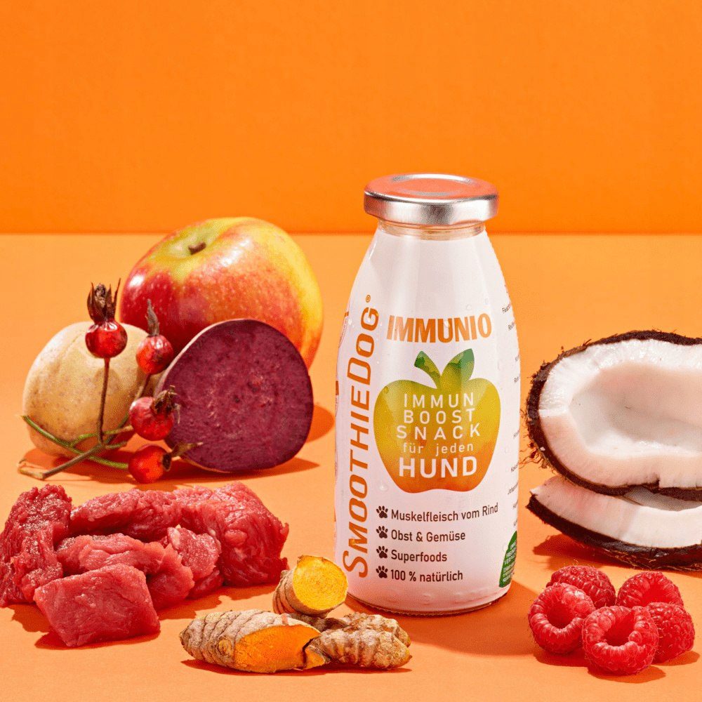 SMOOTHIE DOG Immunio Układ odpornościowy Naturalna Przekąska dla psa 250ml detal