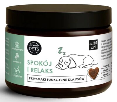 WOWPets  Przysmak, Suplement Spokój i Relaks dla PSA, 100 g Wyciszenie
