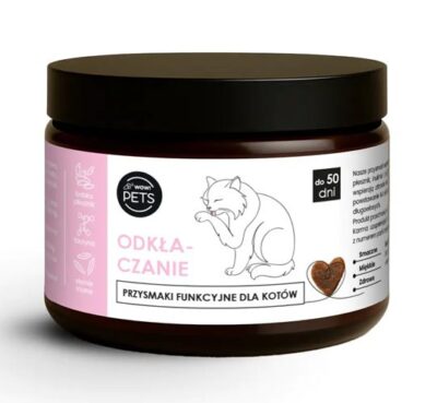 WOWPets  Przysmak, Suplement wspomagający ODKŁACZANIE dla KOTA, 100 g