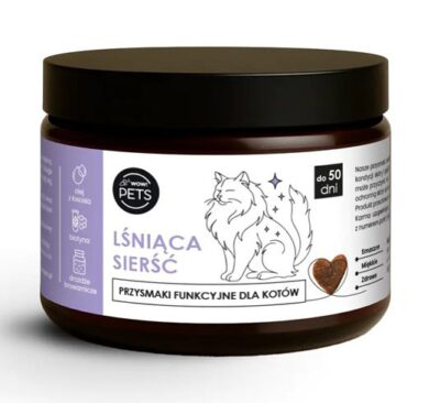 WOWPets  Przysmak, Suplement wspomagający Sierść i Skórę dla KOTA, 100 g