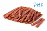 Przysmak dla psa smakołyk trenerki PETI 5 Miękkie Paski z Kaczki 500g
