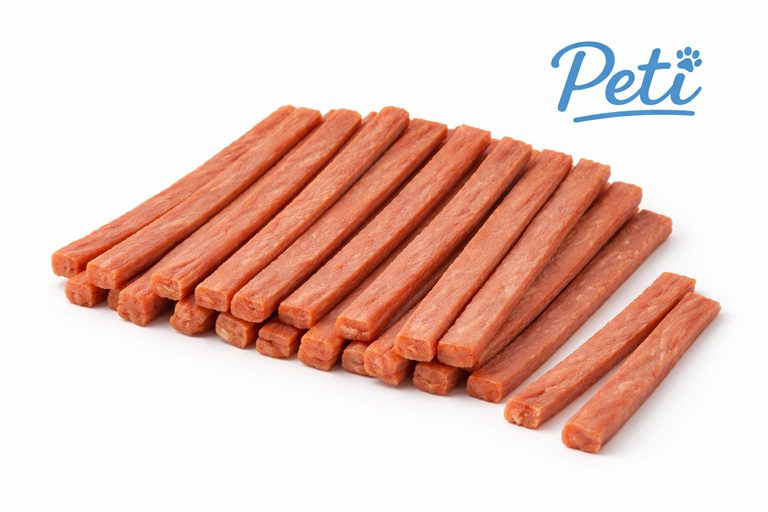 Przysmak dla psa smakołyk trenerki PETI 6 Miękkie Paski z Królika 500g detal