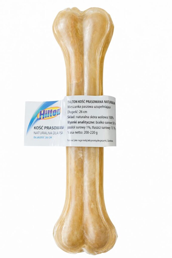 Hilton Kość prasowana, przysmak dla psa z naturalnej skóry wołowej 26cm