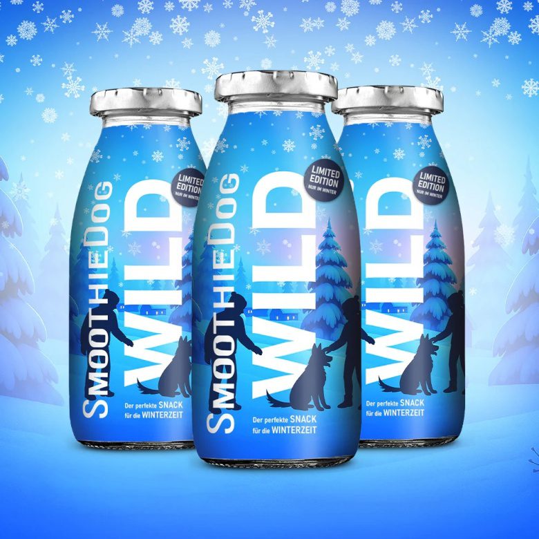 SMOOTHIE DOG Wild Dziczyzna z warzywami Przekąska na siła i odporność dla psa 250ml 100% Naturalna detal
