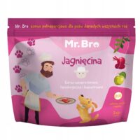 Zestaw Mr. Bro Monoproteinowa Sucha i Mokra Karma Dla Psów Dorosłych Z Jagnięciną 3kg + 6x400g