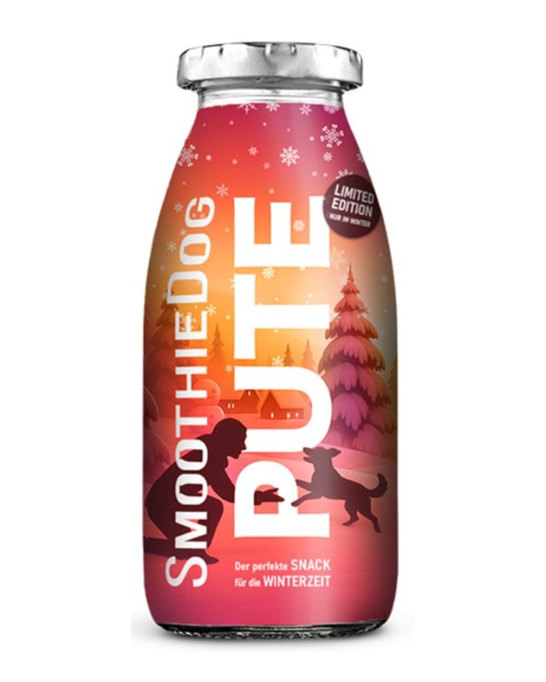 SMOOTHIE DOG Pute Indyk z warzywami Przekąska na odporność dla psa 250ml 100% Naturalna